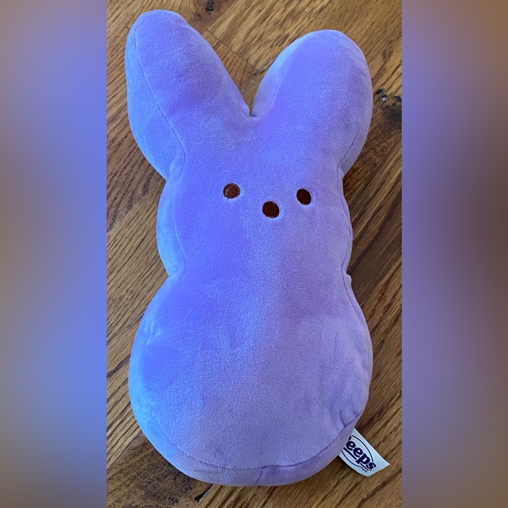 Marshmallow Peeps Easter Bunny Purple Violet 10” Plush